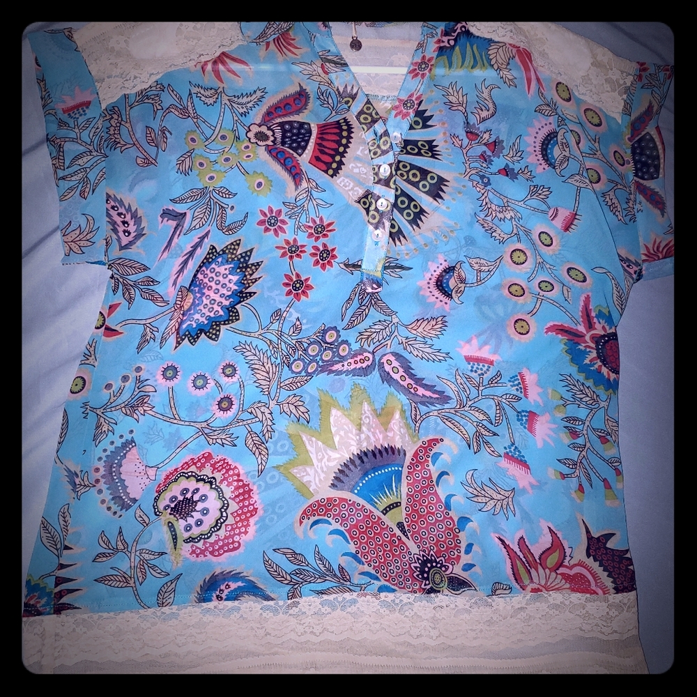 Just Pearl's elegant blouse